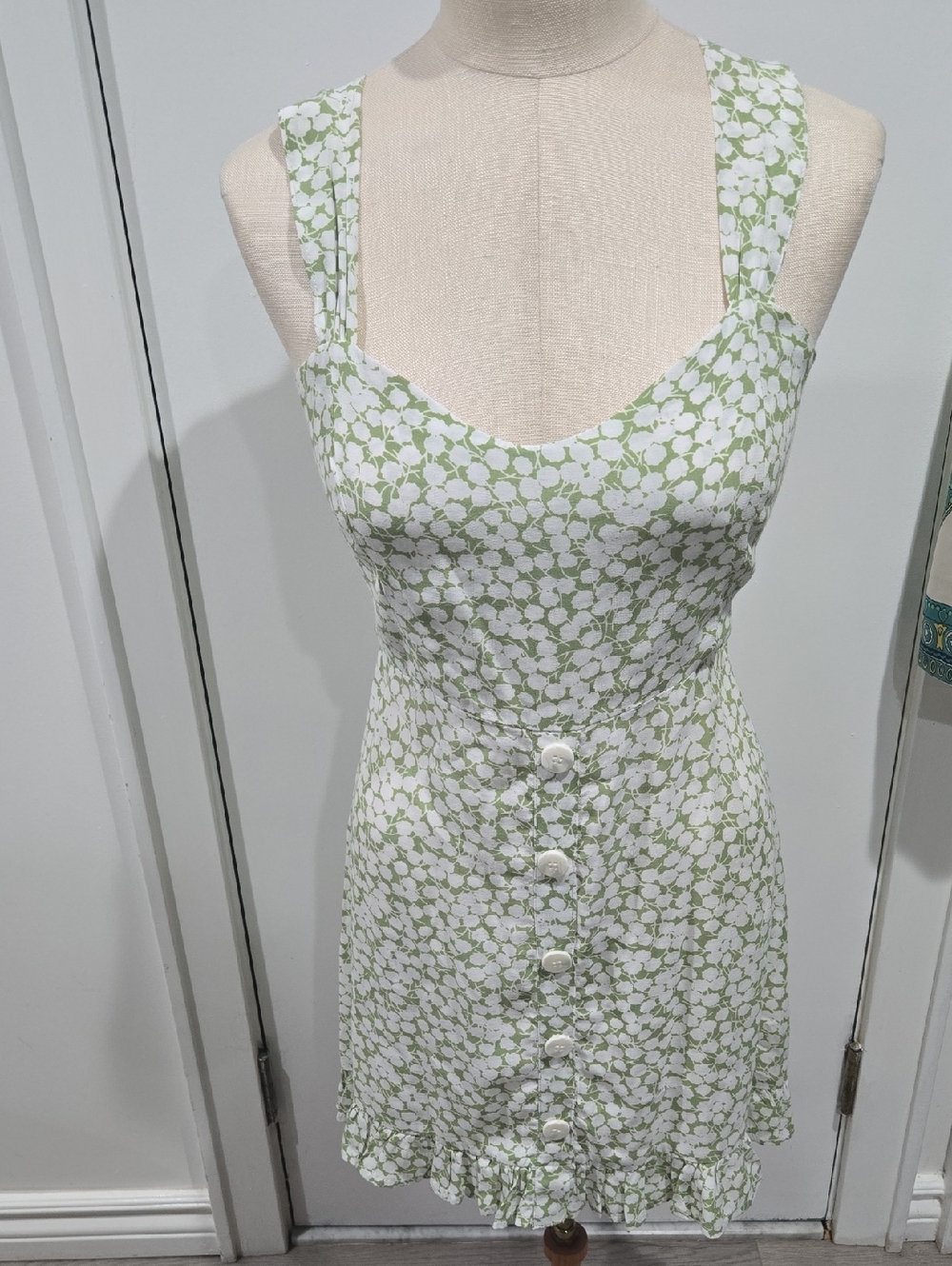 Faithfull the Brand Lou Lou Mini Dress Sundress Size S